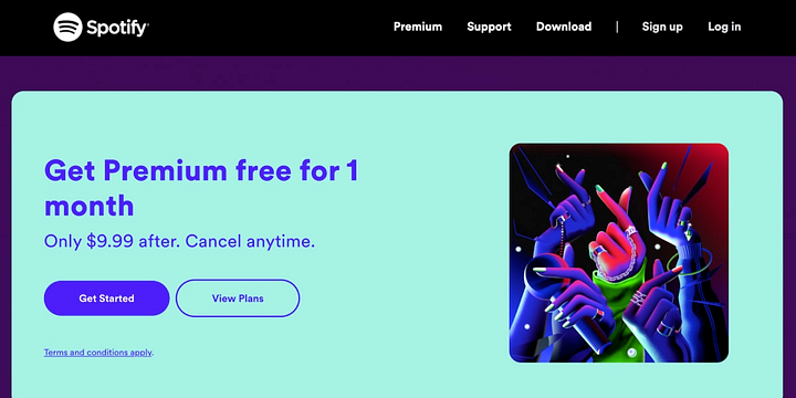 Spotify CTA Button