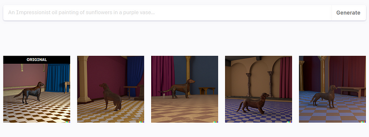 Dogs Image Variations in DALL·E 2
